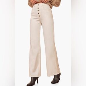 Reformation Olive High Waisted sailor jeans pants